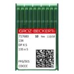Aguja Máquina Recta Talón Grueso Groz Beckert 110/18 134 Dpx5