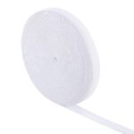 Rollo Elastico De Crochet 25mm Blanco X 50 Mts