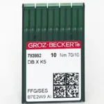 Aguja Máquina Bordadora Groz Beckert® Dbxk5 Nm 70/10