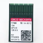 Aguja Máquina Recta Talón Grueso Groz Beckert 80/12 134 Dpx5