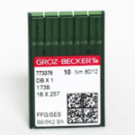 Aguja Maquina Recta Talón Delgado Groz Beckert® DBx1 80/12