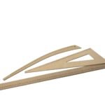 Set de Regla de Madera
