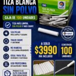 TIZA HAND BLANCA 1OO UNIDADES